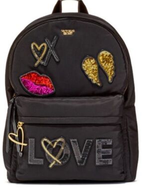 Victorias Secret Womens Runway Patch Sequin Heart And Angel Appliques, OS